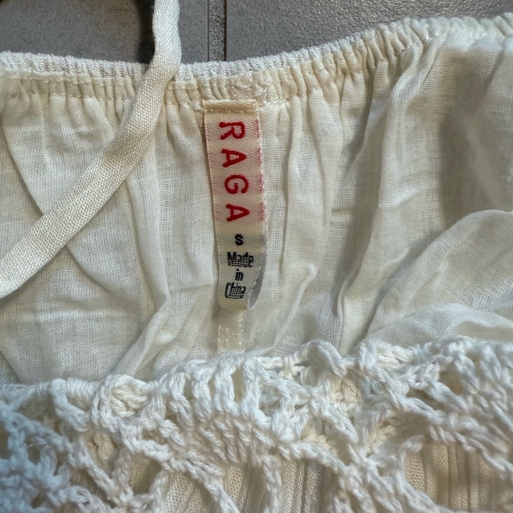 RAGA White Tiered Ruffled Maxi Dress - Picture 2 of 3